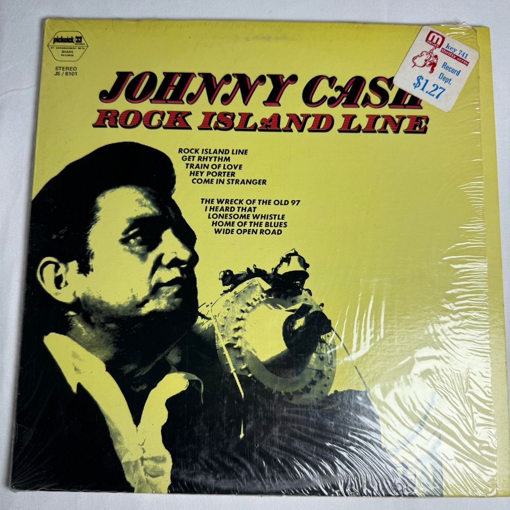 Johnny Cash Rock Island Line Vinyl LP Record Pickwick Hilltop JS-6101 Stereo